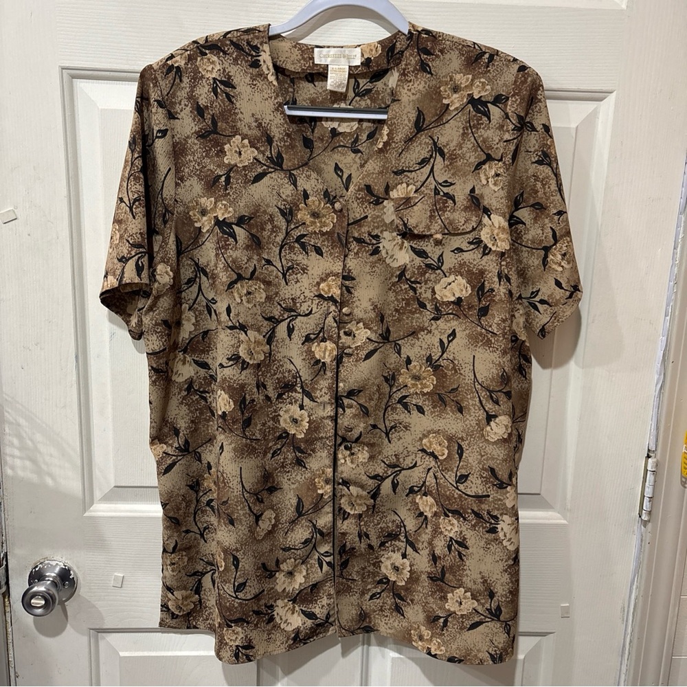 Floral Button-Up Shirt